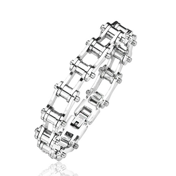 Bike Chain Link Bracelet - BadassFreebies