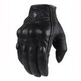 Genuine Leather Gents Motorcycle Gloves - BadassFreebies