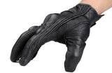 Genuine Leather Gents Motorcycle Gloves - BadassFreebies