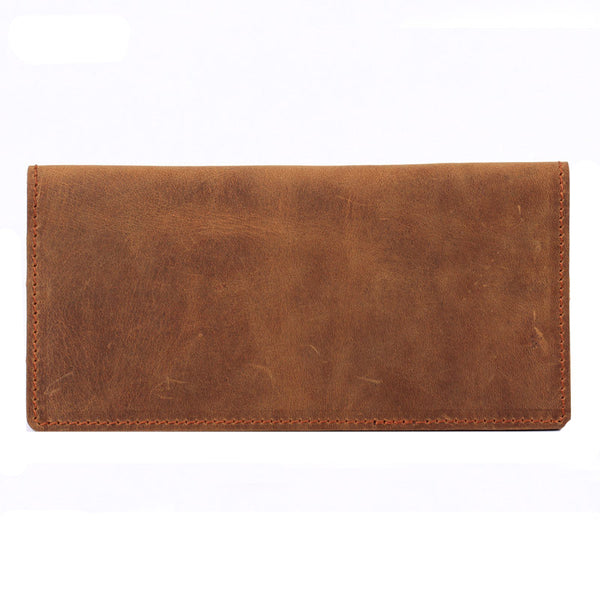 Classic Style Genuine Leather Unisex Wallet - BadassFreebies