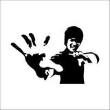 Bruce Lee Wall Sticker 2 - BadassFreebies