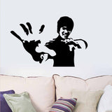 Bruce Lee Wall Sticker 2 - BadassFreebies