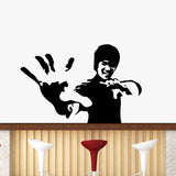 Bruce Lee Wall Sticker 2 - BadassFreebies