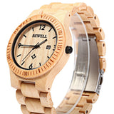 Unisex Wooden Quartz Wrist Watch - BadassFreebies