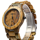 Unisex Wooden Quartz Wrist Watch - BadassFreebies