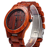 Unisex Wooden Quartz Wrist Watch - BadassFreebies