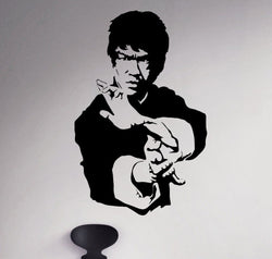 Bruce Lee Wall Sticker - BadassFreebies