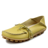 Genuine Leather Casual Ladies Shoes - BadassFreebies