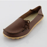 Genuine Leather Casual Ladies Shoes - BadassFreebies