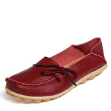 Genuine Leather Casual Ladies Shoes - BadassFreebies