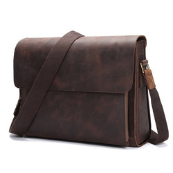 Genuine Leather Gents Messenger Bag - BadassFreebies