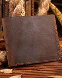 Classic Style Genuine Leather Wallet - BadassFreebies