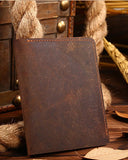 Classic Style Genuine Leather Wallet - BadassFreebies