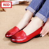 Genuine Leather Ladies Flats - BadassFreebies