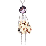 Cute Handmade French Doll Necklace - BadassFreebies