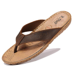 Geniune Leather Gents Flip Flops - BadassFreebies