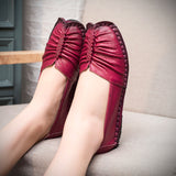 Genuine Leather Ladies Flats 2 - BadassFreebies