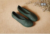 Genuine Leather Handmade Vintage Ladies Shoes - BadassFreebies