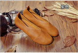 Genuine Leather Handmade Vintage Ladies Shoes - BadassFreebies