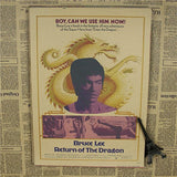 Vintage Bruce Lee Poster - BadassFreebies