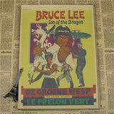 Vintage Bruce Lee Poster - BadassFreebies