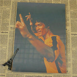 Vintage Bruce Lee Poster - BadassFreebies