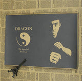 Vintage Bruce Lee Poster - BadassFreebies