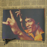 Vintage Bruce Lee Poster - BadassFreebies