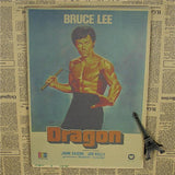 Vintage Bruce Lee Poster - BadassFreebies