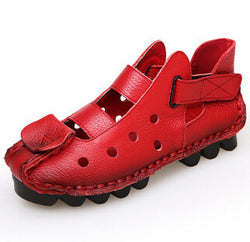 Genuine Leather Handmade Ladies Shoes - BadassFreebies