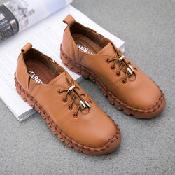 Genuine Leather Ladies Fashion Shoes - BadassFreebies