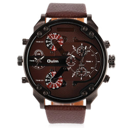 Gents Quartz Wrist Watch With Big Dial Display - BadassFreebies