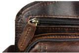 Genuine Leather Casual Messenger Bag - BadassFreebies