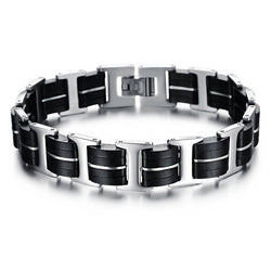 Casual Silicone Chain Link Bracelet - BadassFreebies