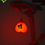 Heart Shaped Bicycle Back Light - BadassFreebies